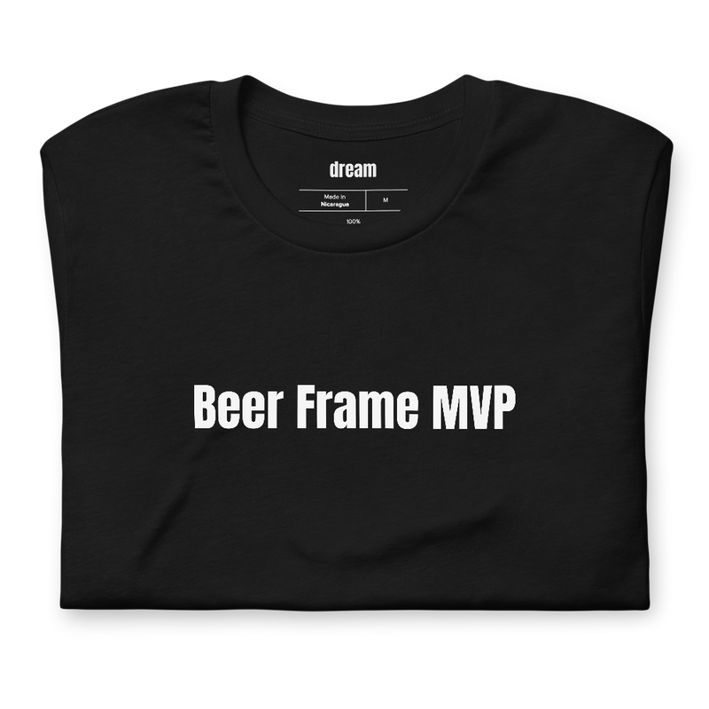 Beer Frame MVP - Bowling League t-shirt