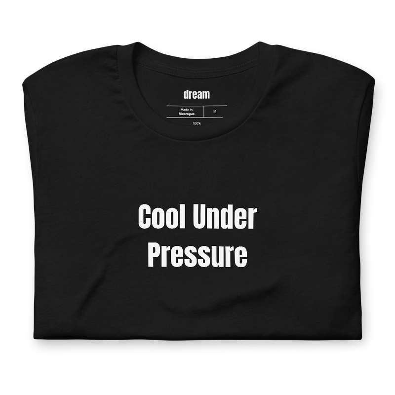 Cool Under Pressure - HVAC Techs t-shirt