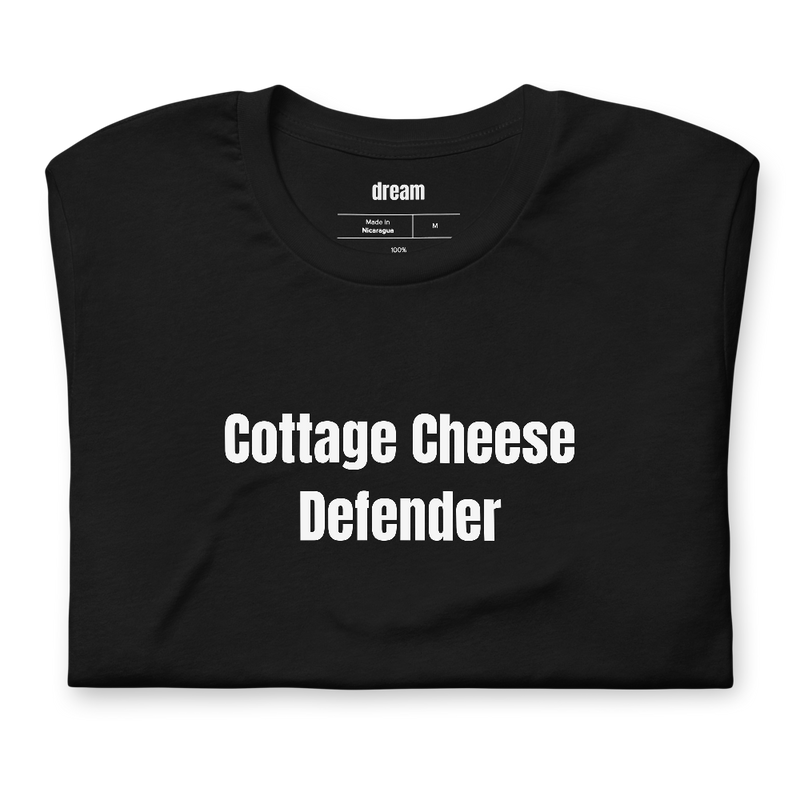 Cottage Cheese Defender - High Protein Kitchen t-shirt