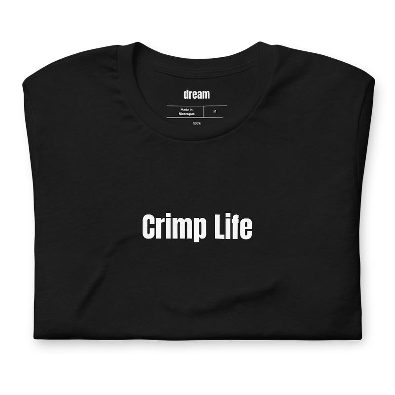 Crimp Life - Rock Climbing t-shirt