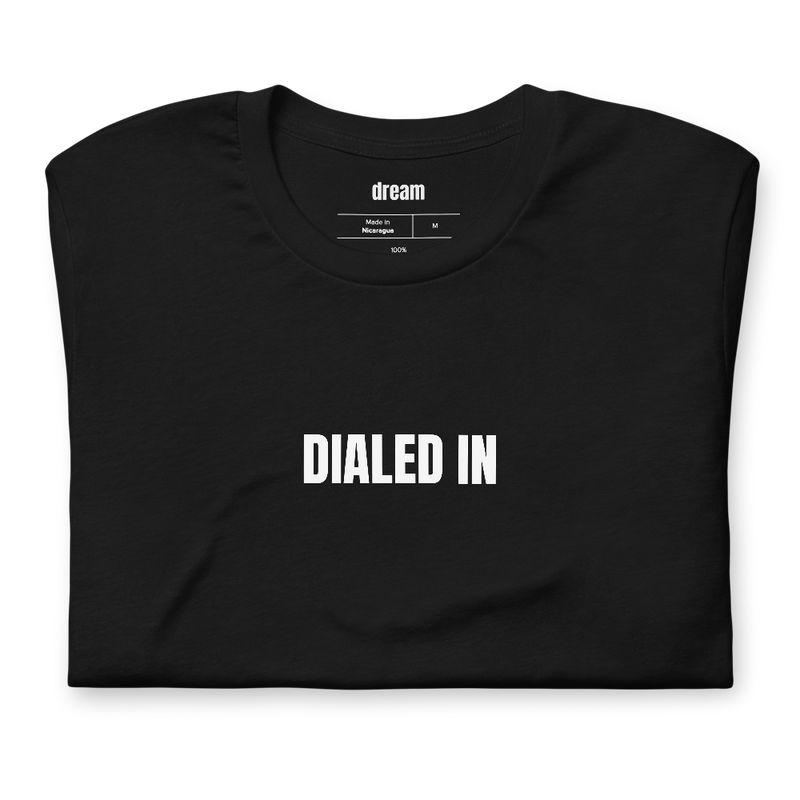 DIALED IN - Espresso Culture t-shirt