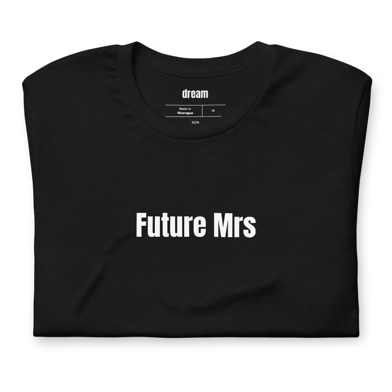 Future Mrs - Wedding Party t-shirt