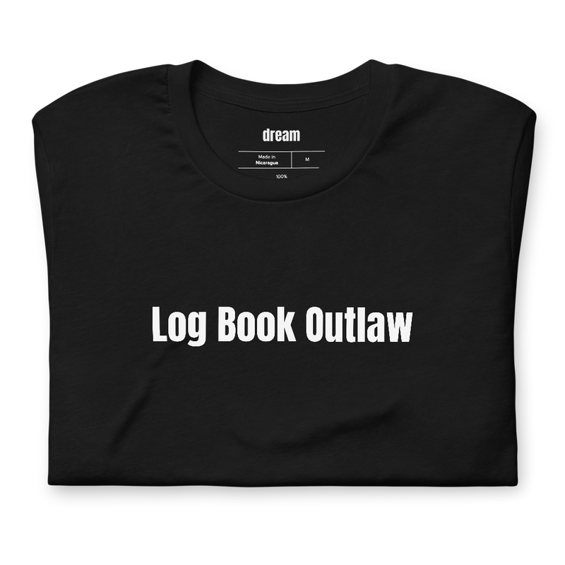 Log Book Outlaw - Trucker Culture t-shirt