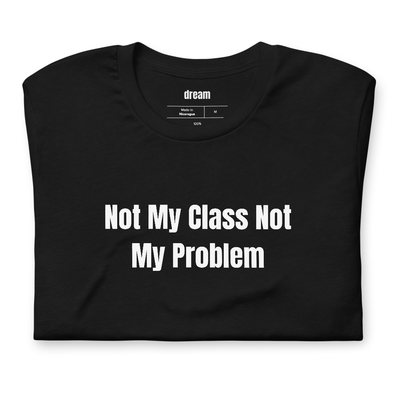 Not My Class Not My Problem - Substitute Teachers t-shirt