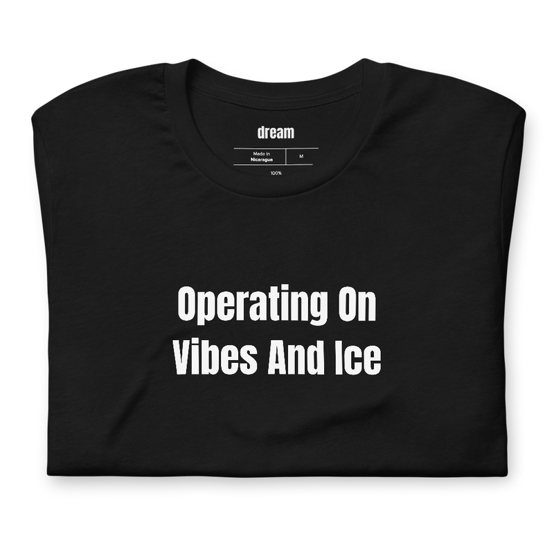 Operating On Vibes And Ice