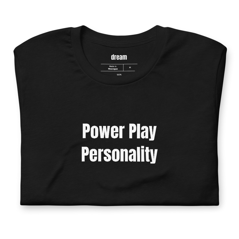 Power Play Personality - Hockey Fan t-shirt