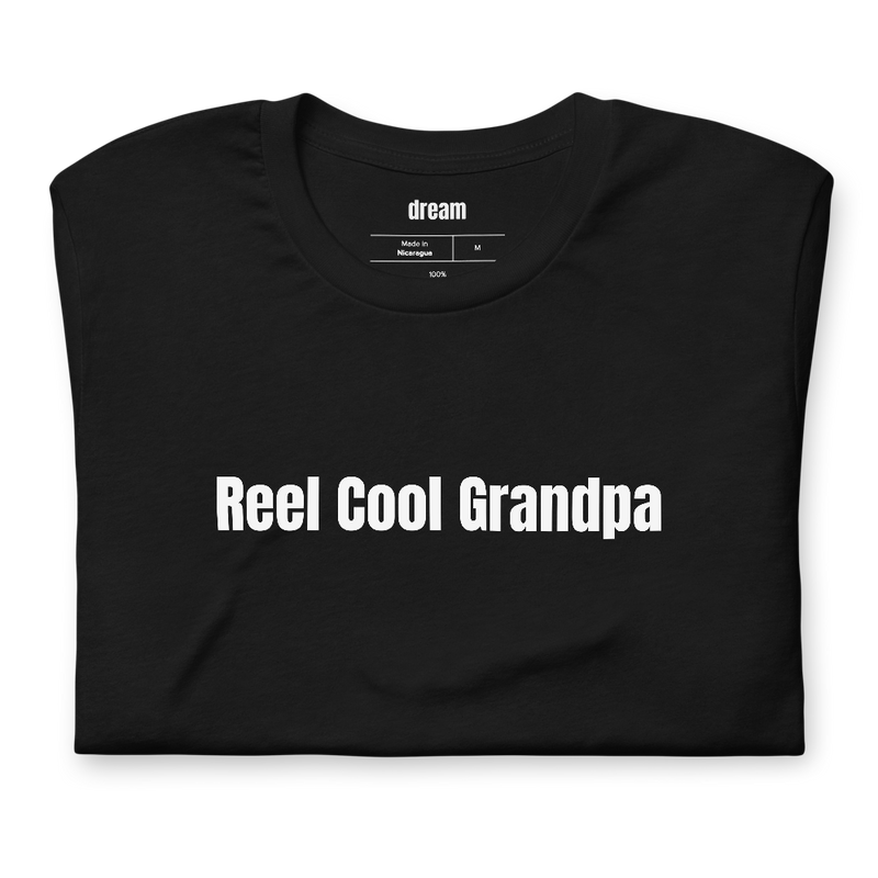 Reel Cool Grandpa - Grandparents t-shirt