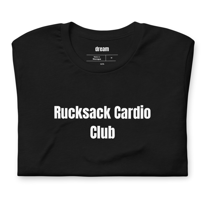 Rucksack Cardio Club - Rucking Movement t-shirt