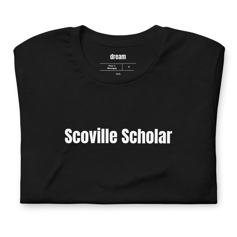 Scoville Scholar - Spicy Food Club t-shirt
