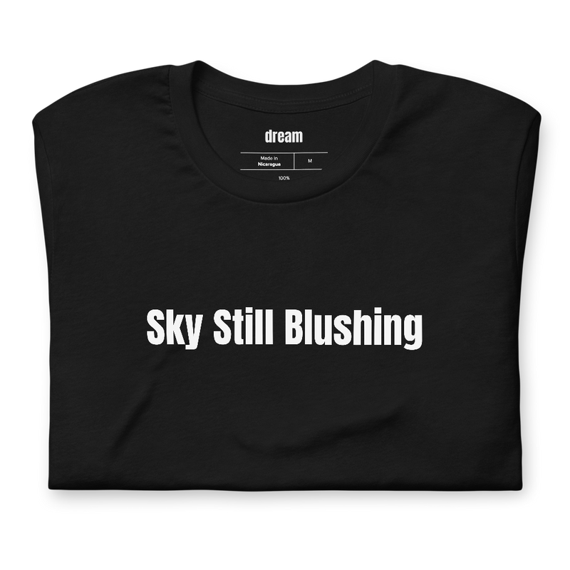 Sky Still Blushing