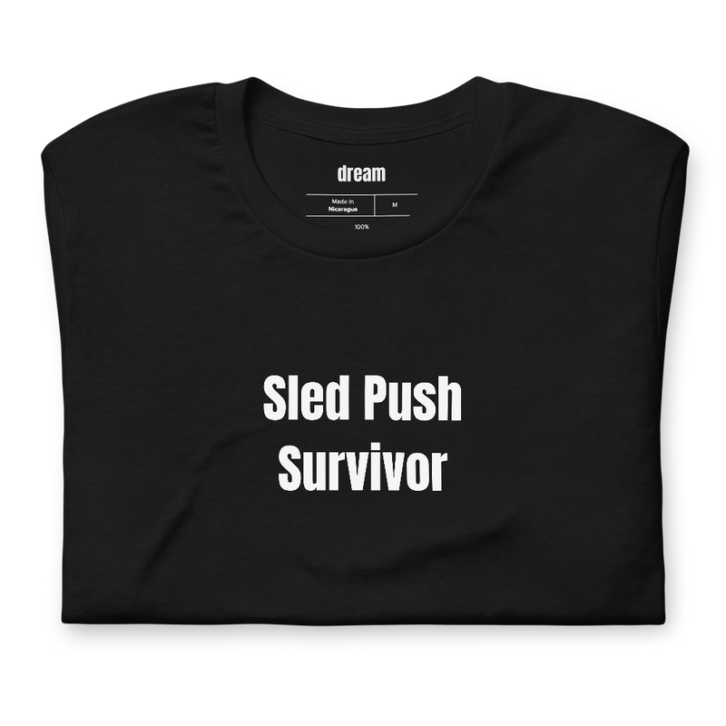 Sled Push Survivor - Hyrox Diehards t-shirt