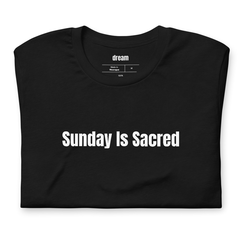 Sunday Is Sacred - Football Sunday t-shirt