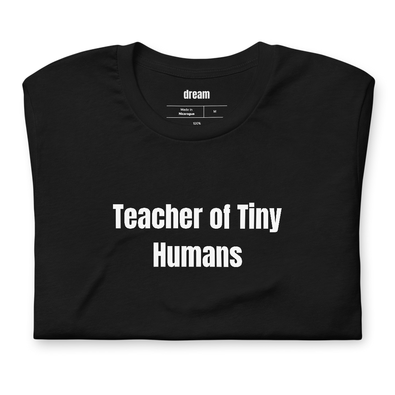 Teacher of Tiny Humans - Kindergarten Crew t-shirt