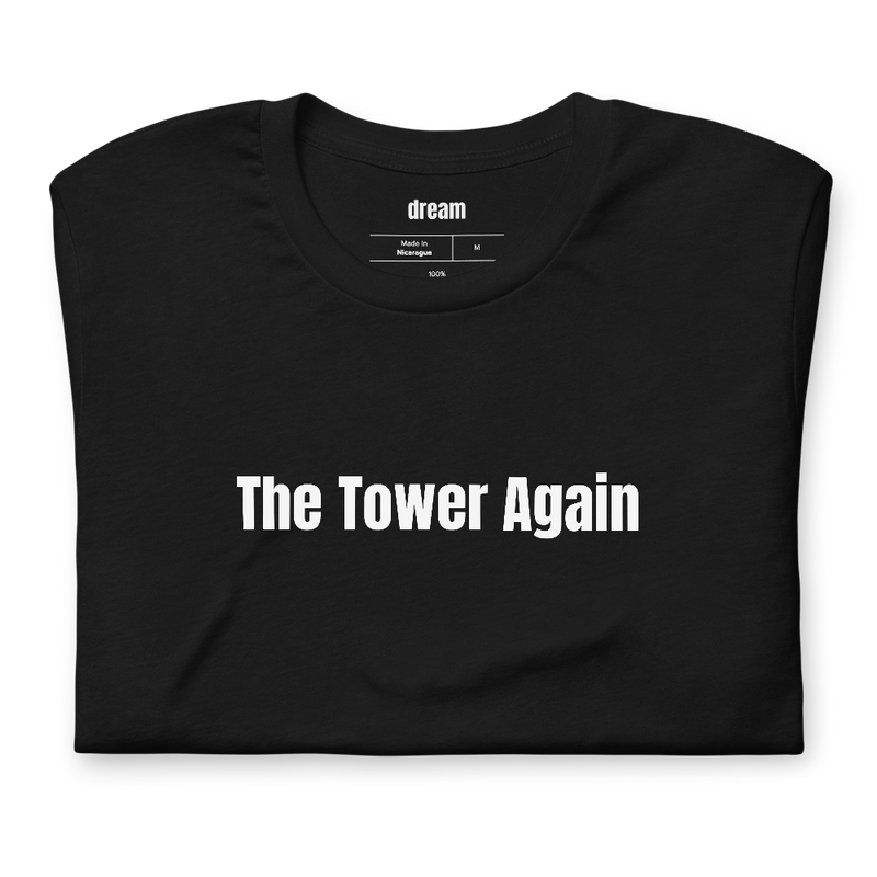 The Tower Again - Tarot Table t-shirt