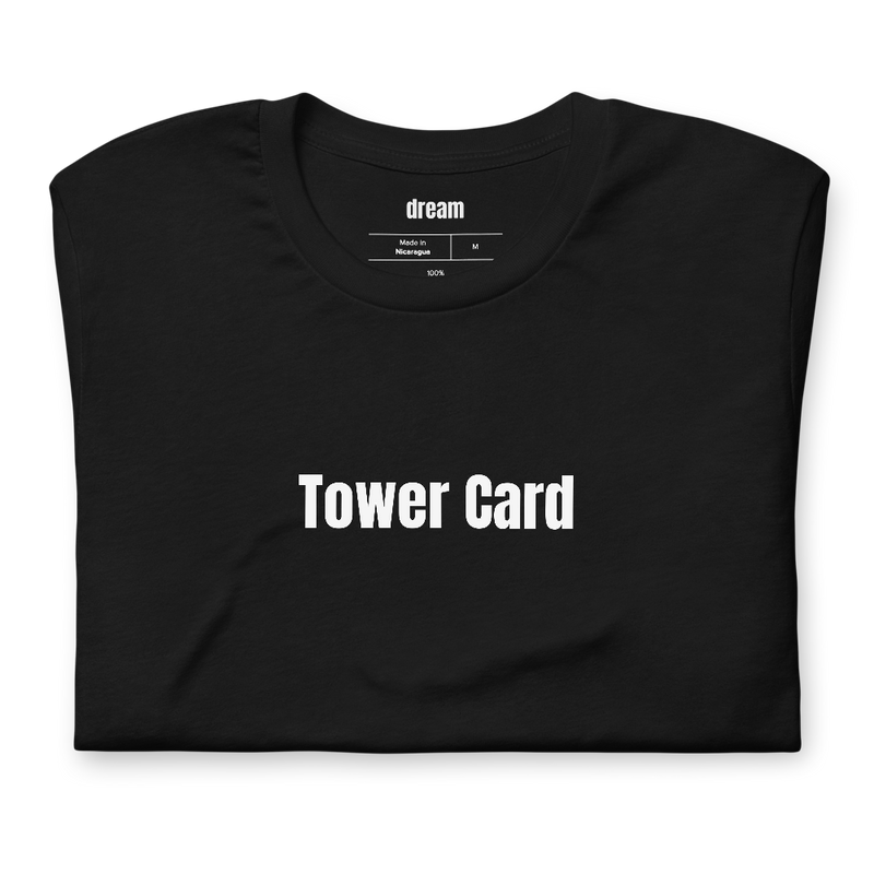 Tower Card - Tarot Readers t-shirt