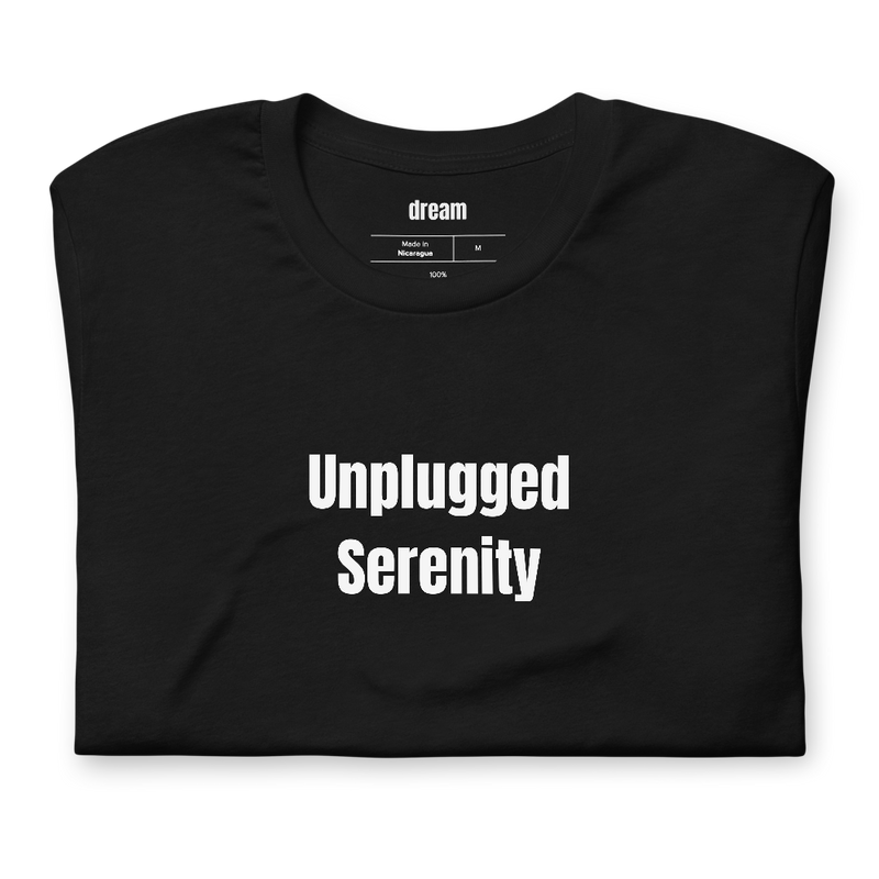Unplugged Serenity