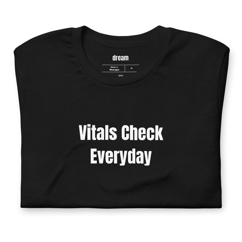 Vitals Check Everyday