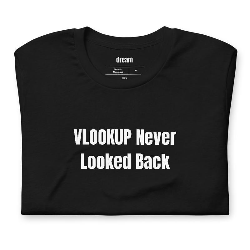 VLOOKUP Never Looked Back