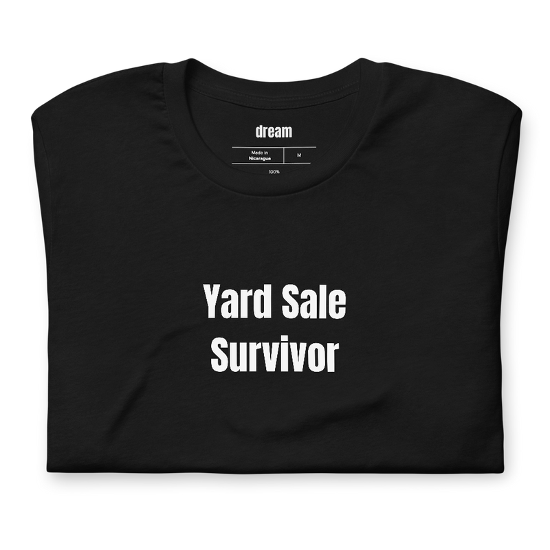 Yard Sale Survivor - Skiing t-shirt