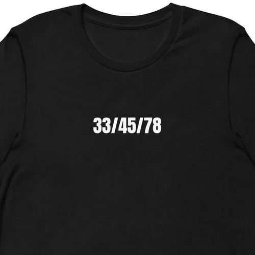 33/45/78 - Vintage Vinyl Collector t-shirt