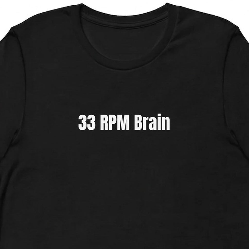 33 RPM Brain - Vintage Vinyl Collector t-shirt