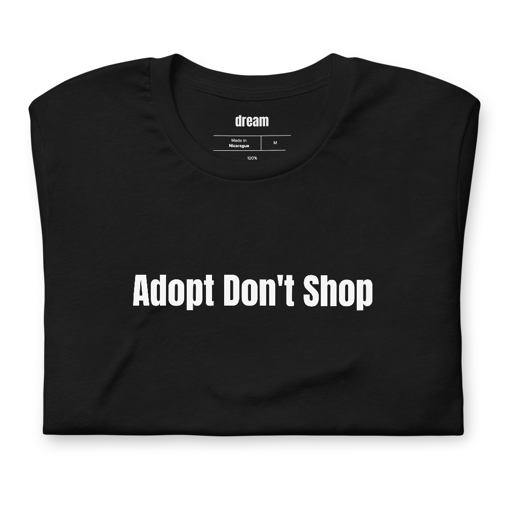 Adopt Don't Shop