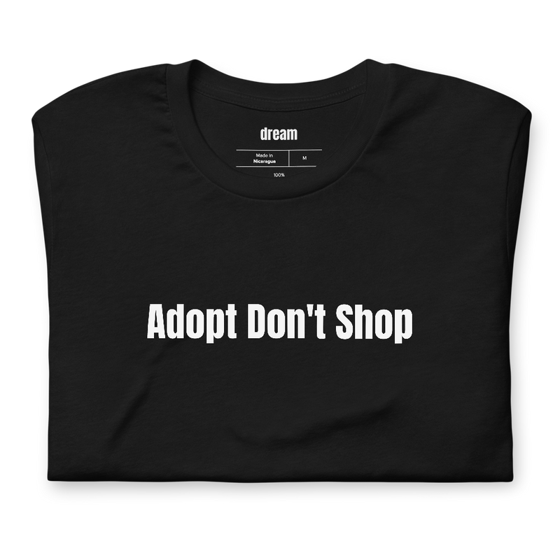 Adopt Don't Shop