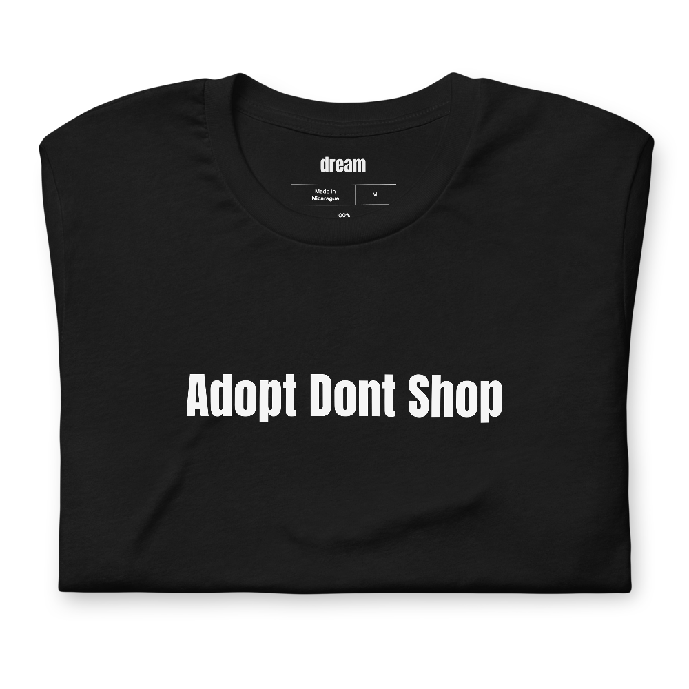 Adopt Dont Shop
