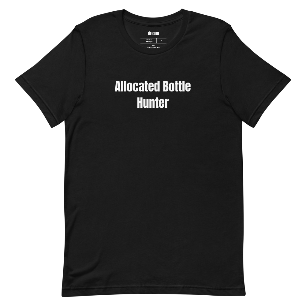 Allocated Bottle Hunter - Whiskey and Bourbon Nerds t-shirt