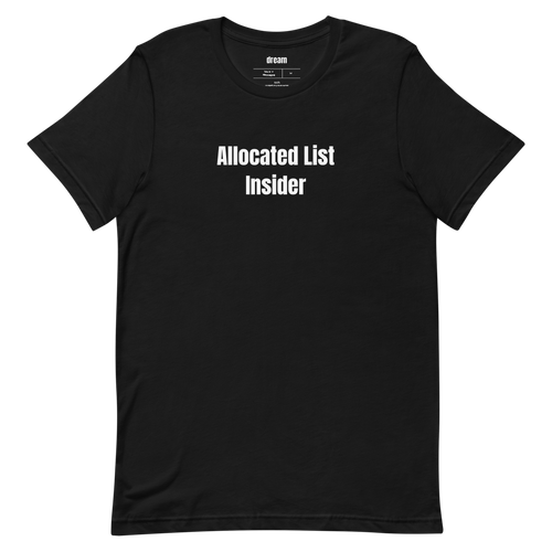 Allocated List Insider - Whiskey Collecting t-shirt