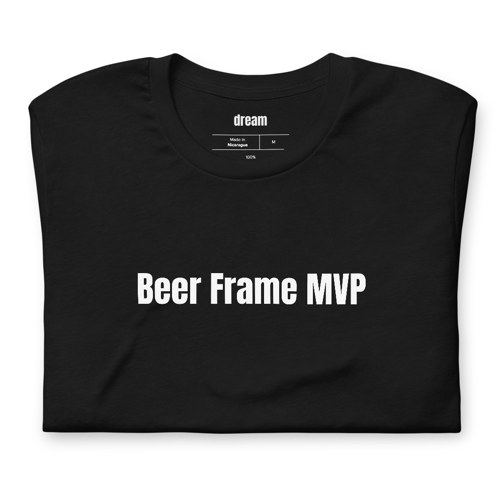 Beer Frame MVP - Bowling League t-shirt