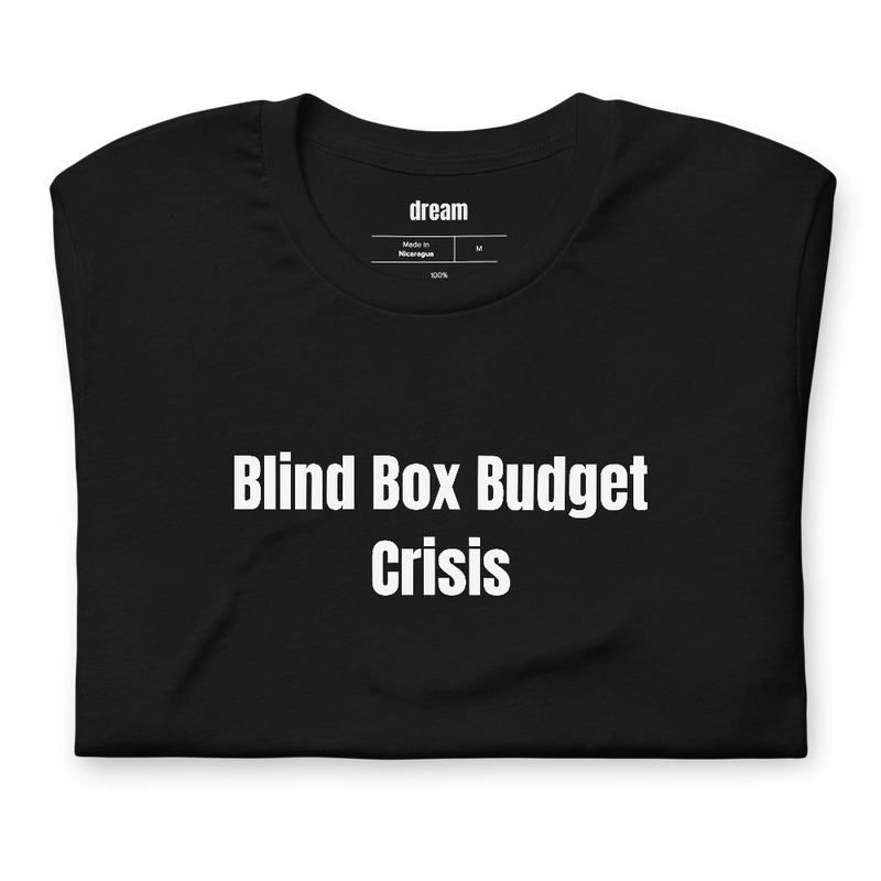 Blind Box Budget Crisis - Blind Box Collectors t-shirt