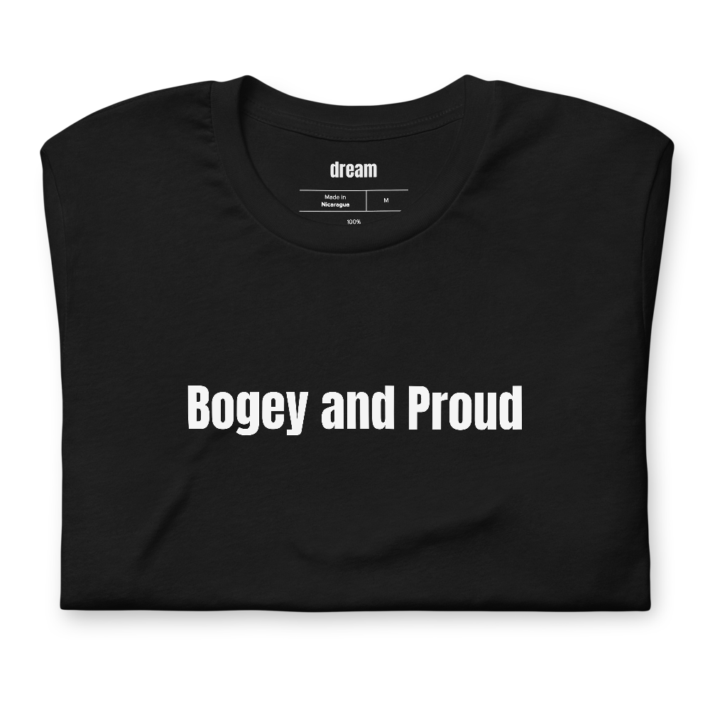 Bogey and Proud - Golf Dad t-shirt