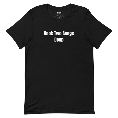Book Two Songs Deep - Karaoke Regulars t-shirt