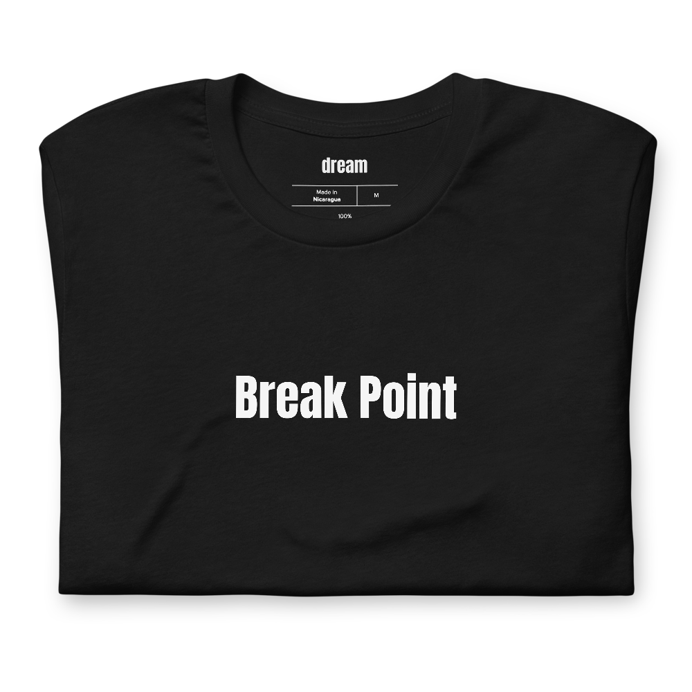 Break Point - Court Slang t-shirt