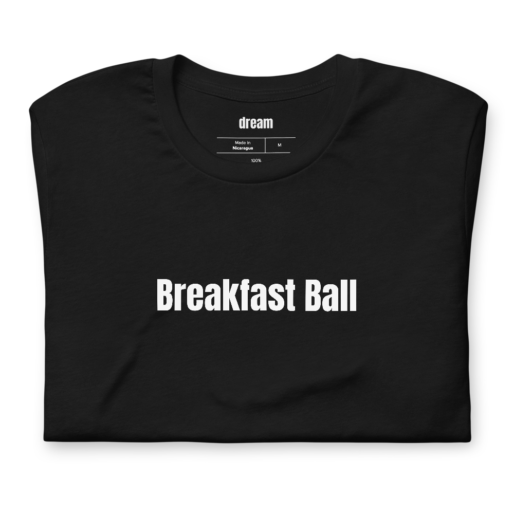 Breakfast Ball - Golf t-shirt