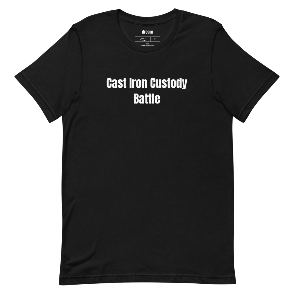 Cast Iron Custody Battle - Cast Iron Cooking t-shirt