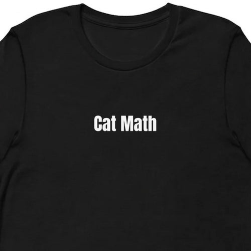 Cat Math - Cat Lady Vibes t-shirt