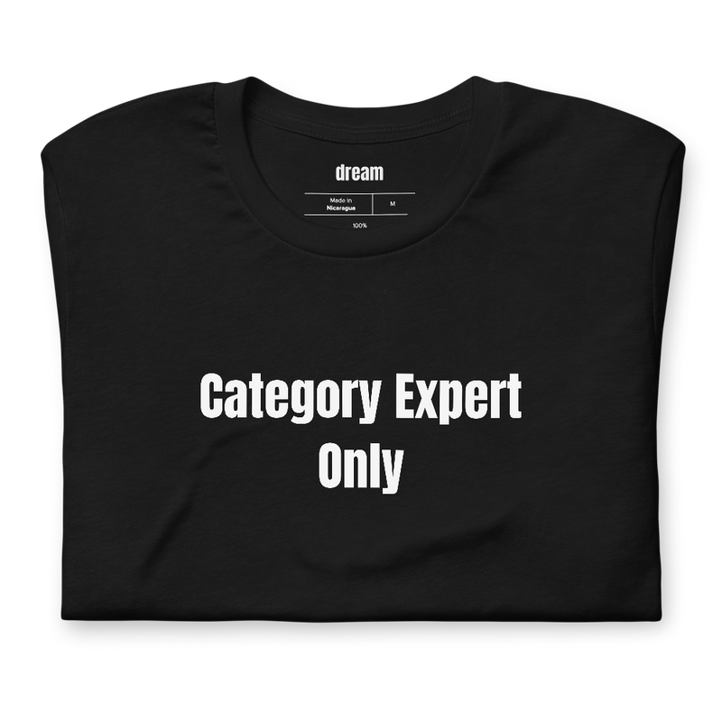 Category Expert Only - Trivia Night t-shirt