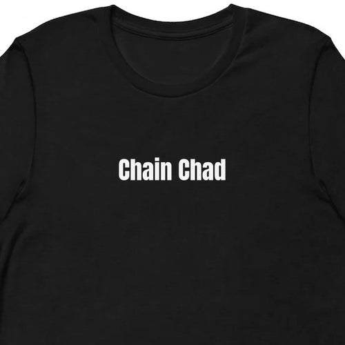 Chain Chad - Crypto Bro t-shirt