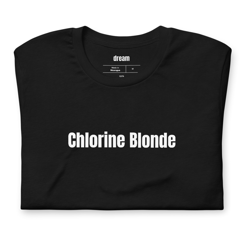 Chlorine Blonde - Swim Life t-shirt