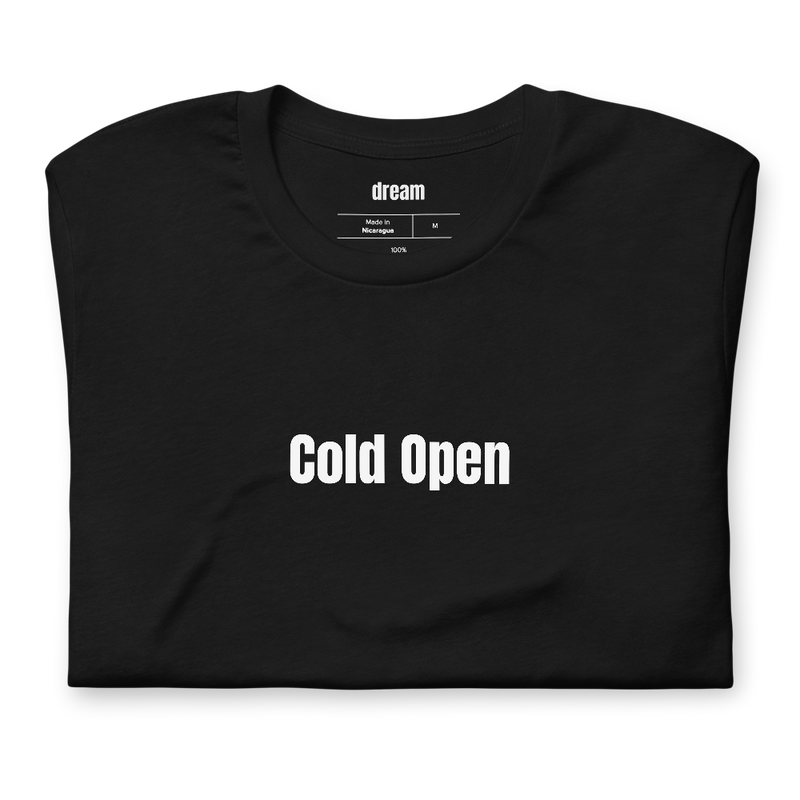 Cold Open - Substitute Teachers t-shirt