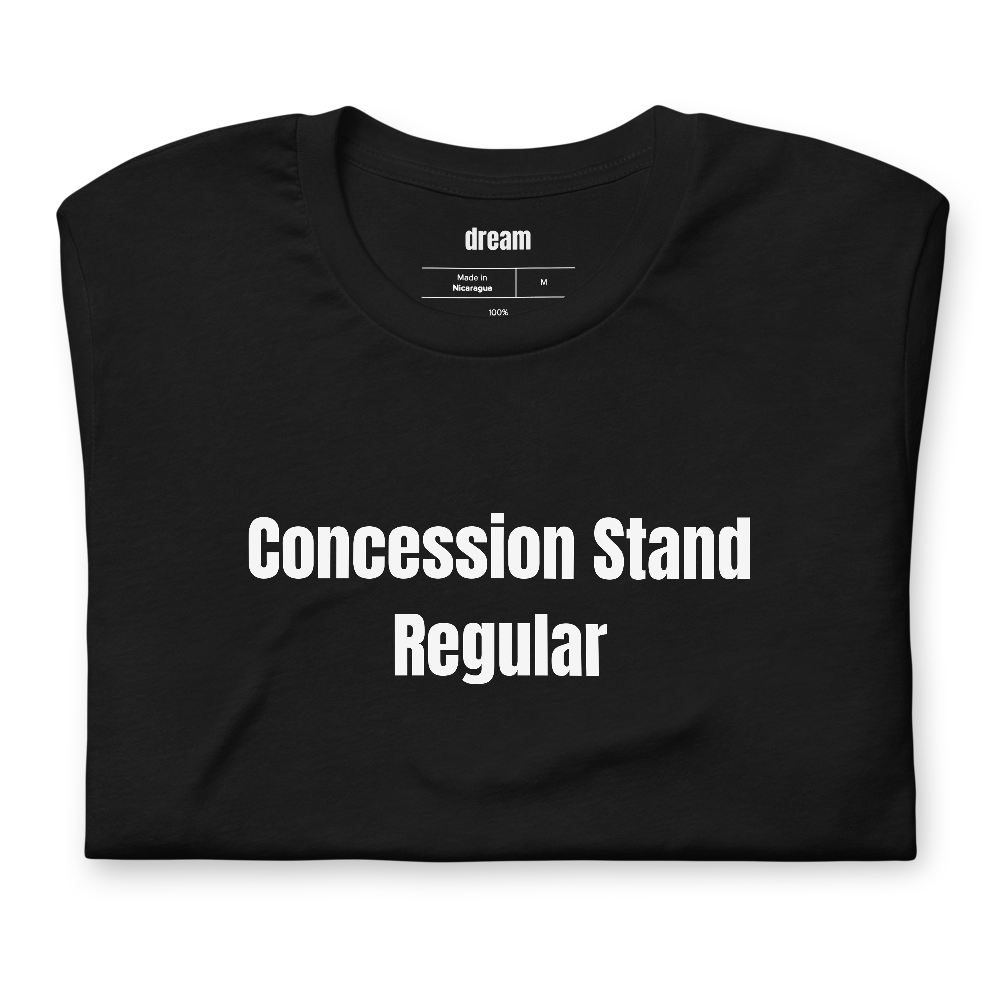 Concession Stand Regular - Sports Mom t-shirt