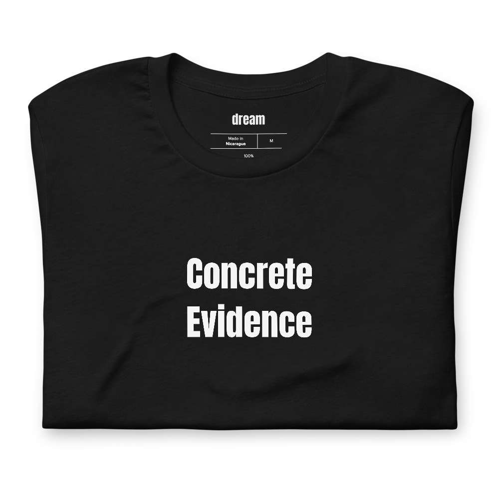Concrete Evidence - Concrete Crew t-shirt