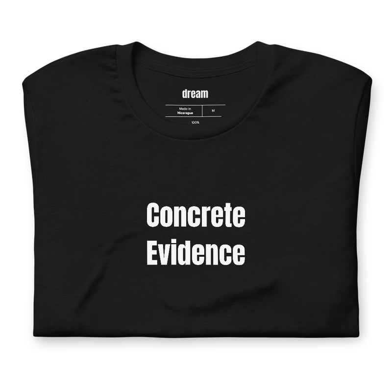 Concrete Evidence - Concrete Crew t-shirt