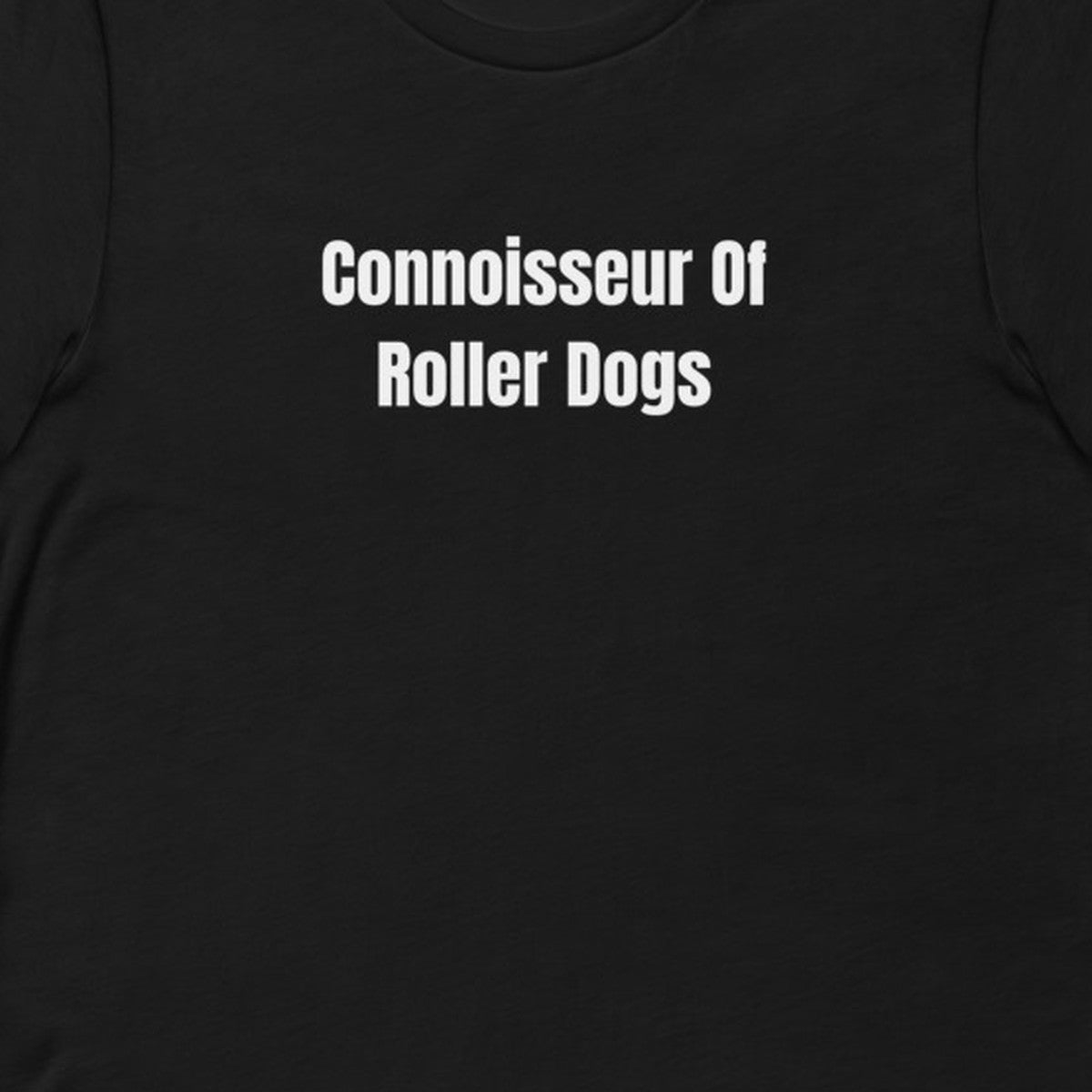Connoisseur Of Roller Dogs - Gas Station Aesthetic t-shirt
