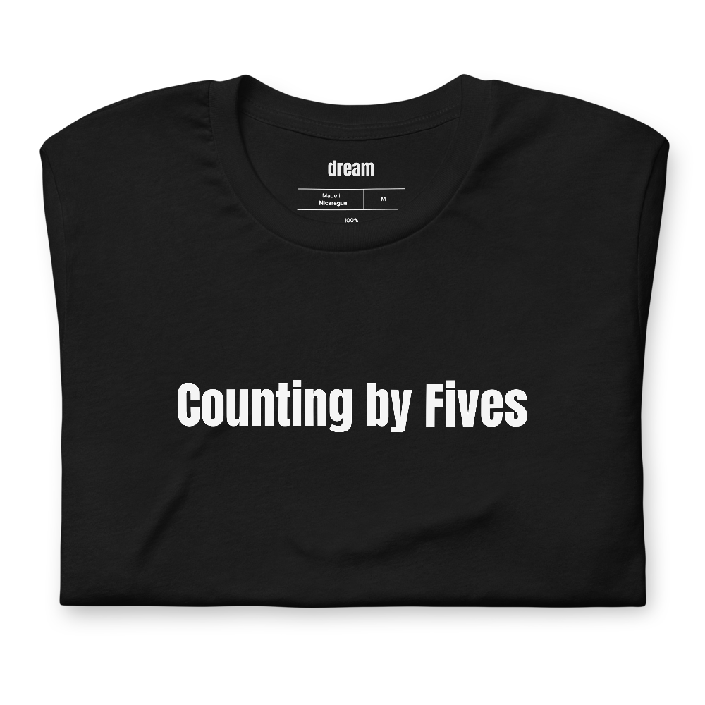 Counting by Fives - Pharmacy Life t-shirt