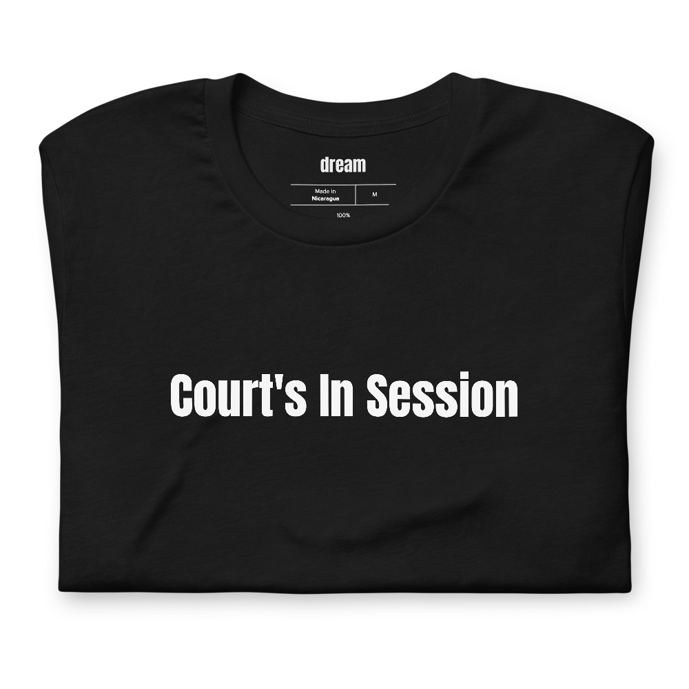 Court's In Session - Pickleball Player Pride t-shirt