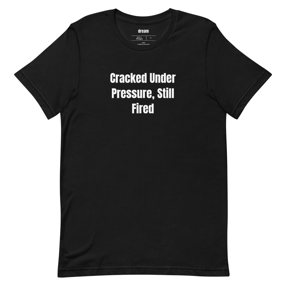 Cracked Under Pressure, Still Fired - Pottery t-shirt