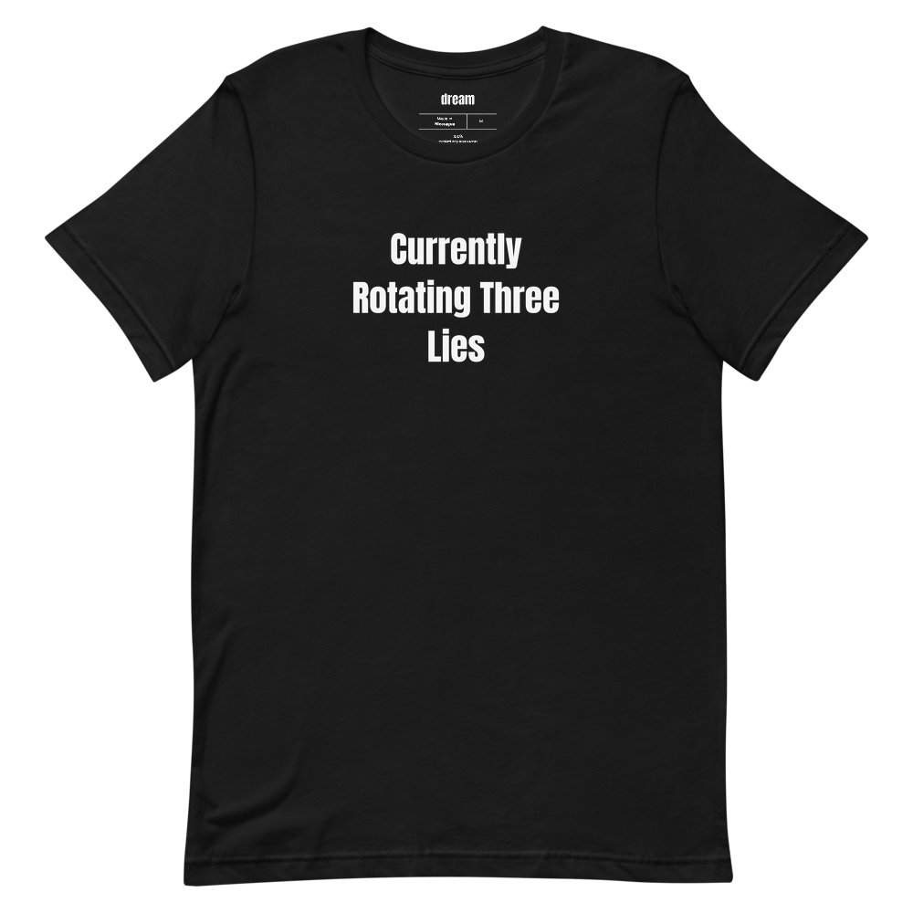 Currently Rotating Three Lies